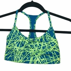 Champion C9 Green Blue Reversible Sports Bra